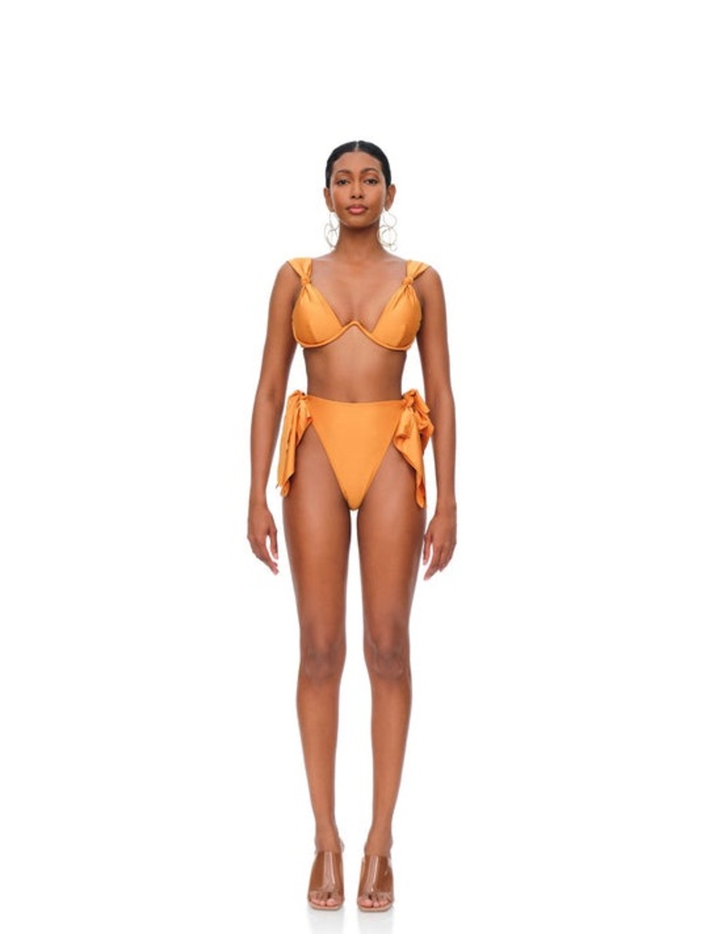 Andrea Iyamah Rai Bikini in Golden